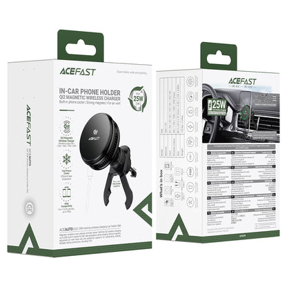 Caricatore Auto Wireless Acefast D66, 25W, Nero