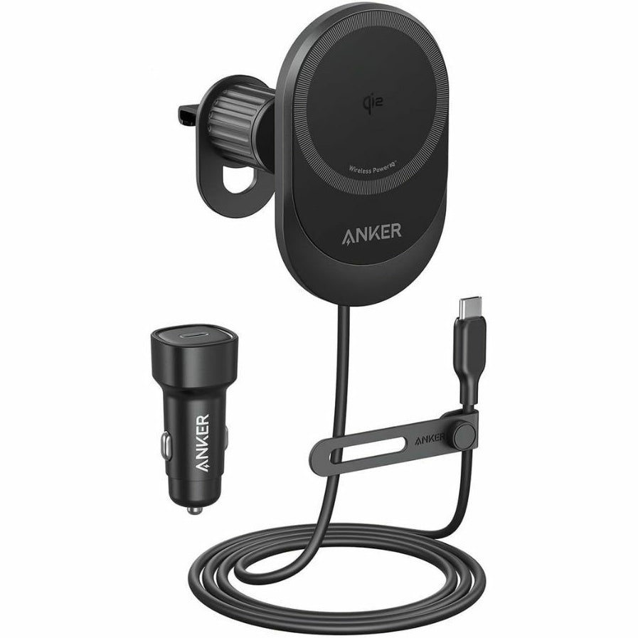 Caricabatterie Auto Wireless Anker MagGo, 15W, 1.67A, Nero B2932G11