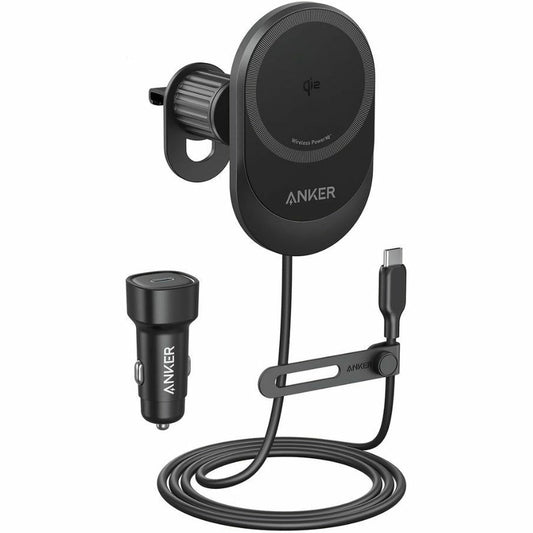 Caricabatterie Auto Wireless Anker MagGo, 15W, 1.67A, Nero B2932G11