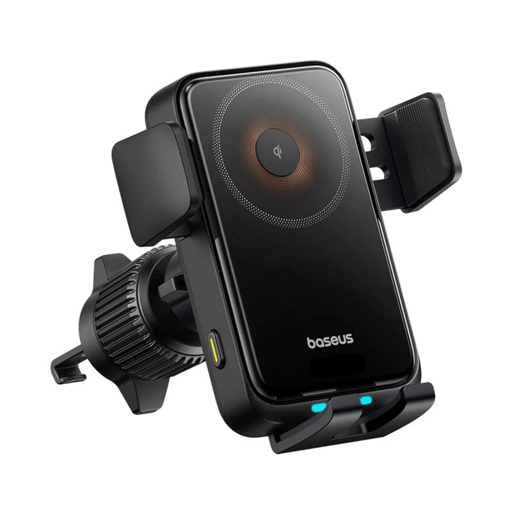 Caricabatterie Auto Wireless Baseus Wisdom Pro Vent, 15W, 1.67A, Nero C40381501123-00
