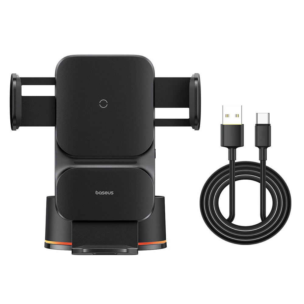 Caricabatterie Auto Wireless Baseus Wisdom Dash, 15W, 1.67A, Nero C40344901113-Z1