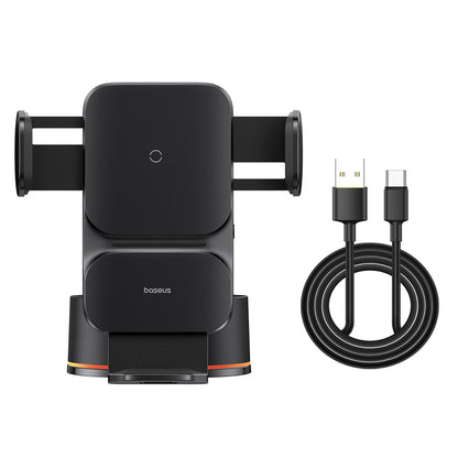 Caricabatterie Auto Wireless Baseus Wisdom Dash, 15W, 1.67A, Nero C40344901113-Z1