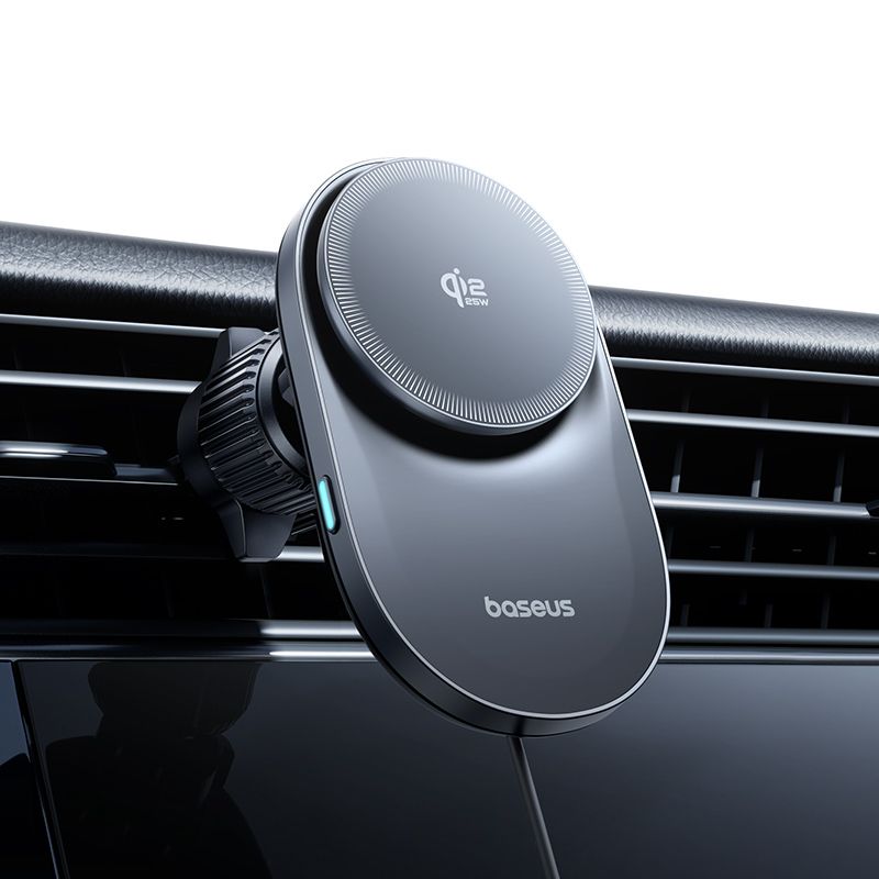Baseus PrimeTrip VC2 Pro Wireless Car Charger, 25W, Black C0013N00