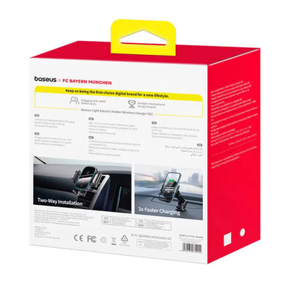 Caricabatterie Auto Wireless Baseus Light, 15W, 1.67A, Grigio C40344000113-Z1