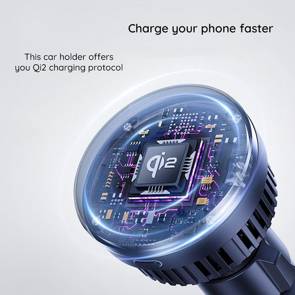 Caricabatterie Auto Wireless Baseus MagPro, 15W, 1.67A, Nero C40164100121-01