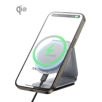 Caricabatterie Auto Wireless Baseus PrimeTrip C02, 15W, 1.67A, Grigio C40169003831-00