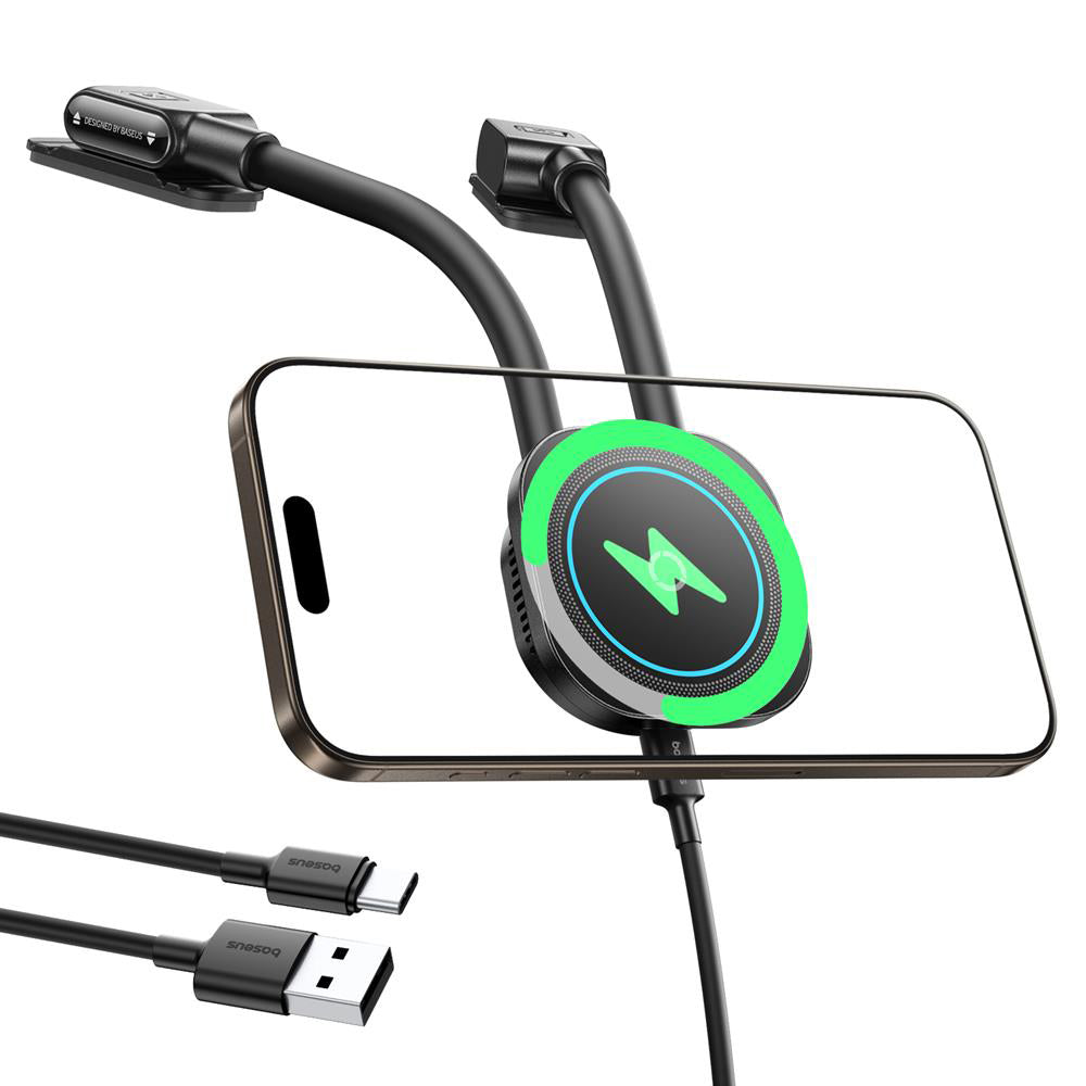 Caricabatterie Auto Wireless Baseus PrimeTrip C03s Pro, 15W, 1.67A, Nero C0013803