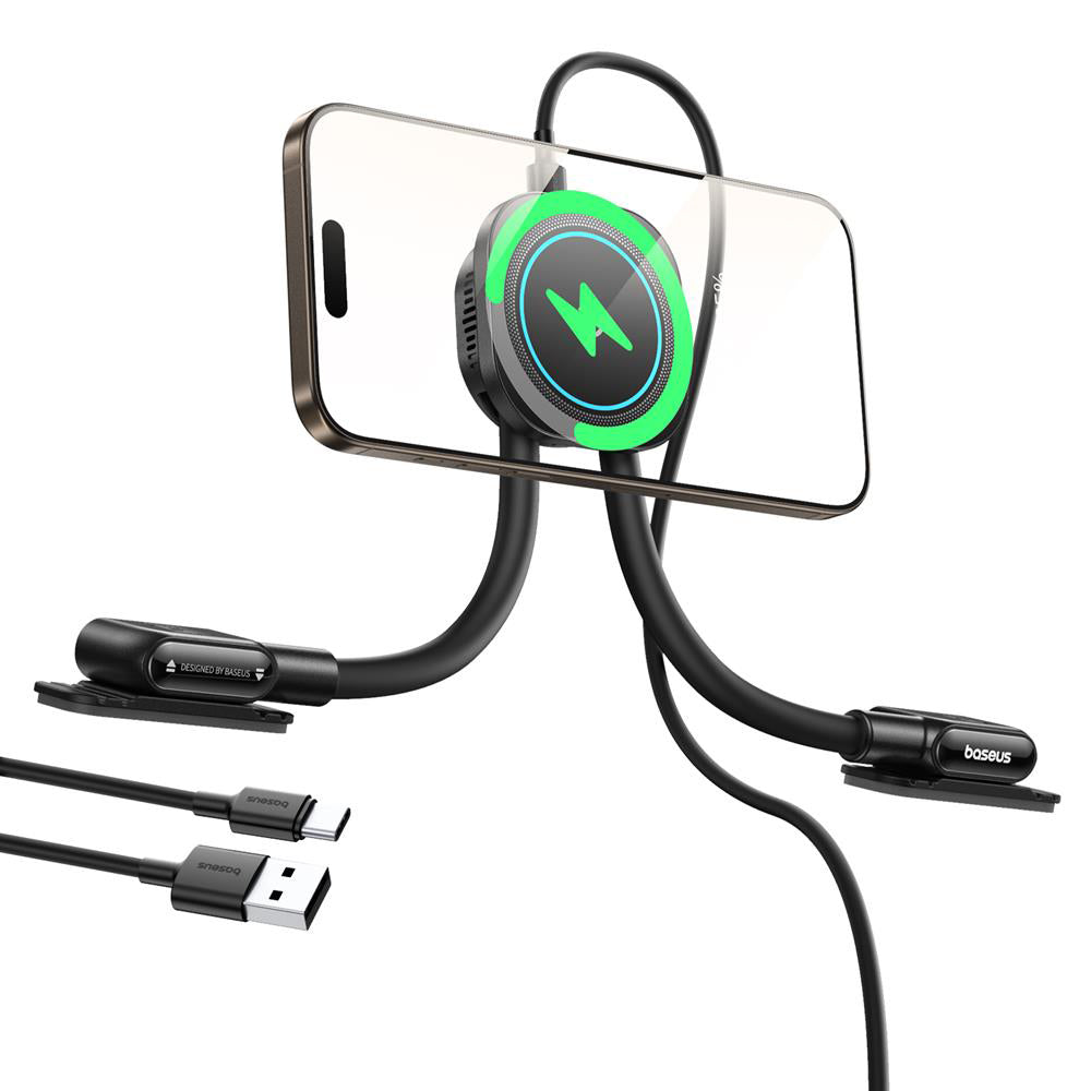 Caricabatterie Auto Wireless Baseus PrimeTrip C03s Pro, 15W, 1.67A, Nero C0013803