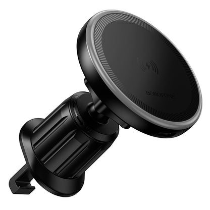 Caricabatterie Auto Wireless Borofone BH224 Flash, 15W, 1.67A, Nero