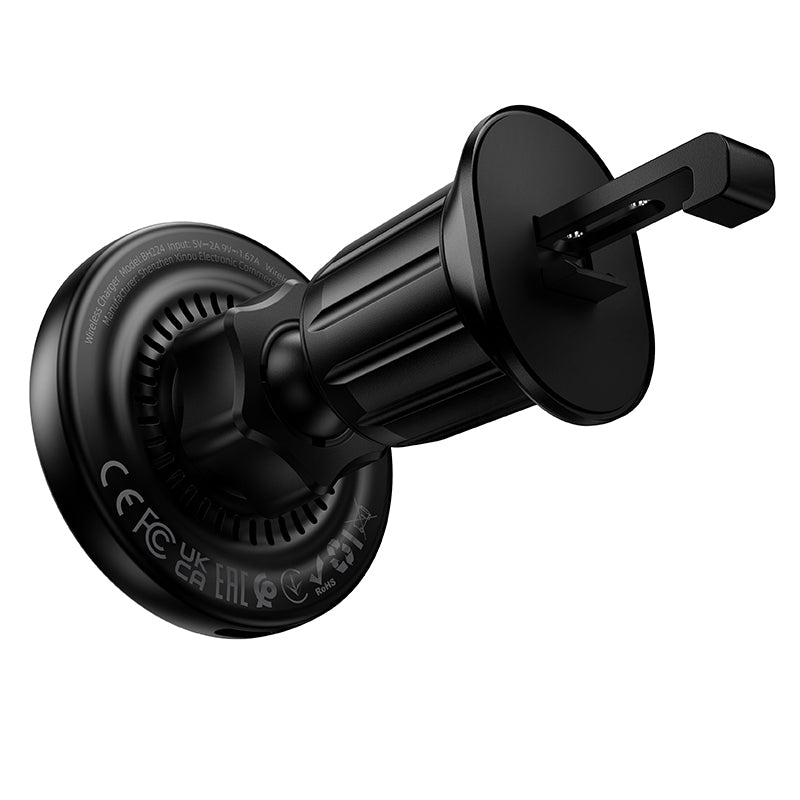 Caricabatterie Auto Wireless Borofone BH224 Flash, 15W, 1.67A, Nero