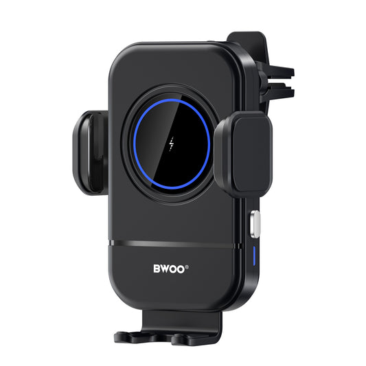 Caricatore Auto Wireless BWOO ZJ137, 15W, 1.67A, Nero