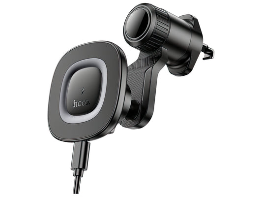 Caricabatterie Auto Wireless HOCO HW30, 15W, 1.67A, Nero