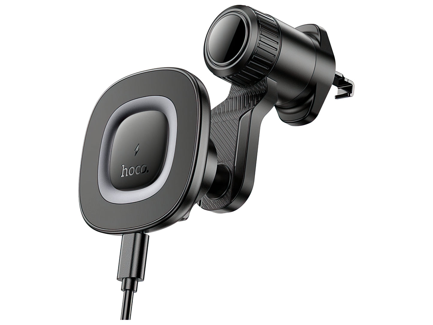 Caricabatterie Auto Wireless HOCO HW30, 15W, 1.67A, Nero