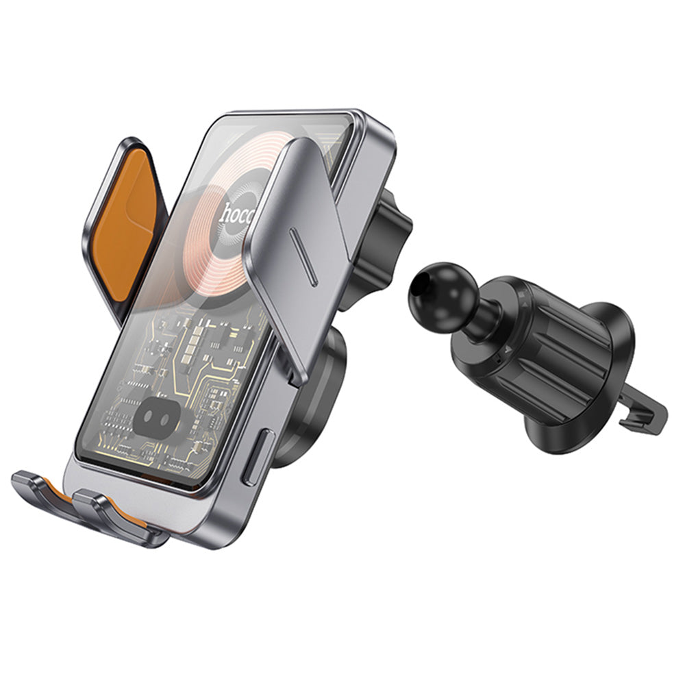 Caricabatterie Auto Wireless HOCO HW7, 15W, 1.67A, Nero