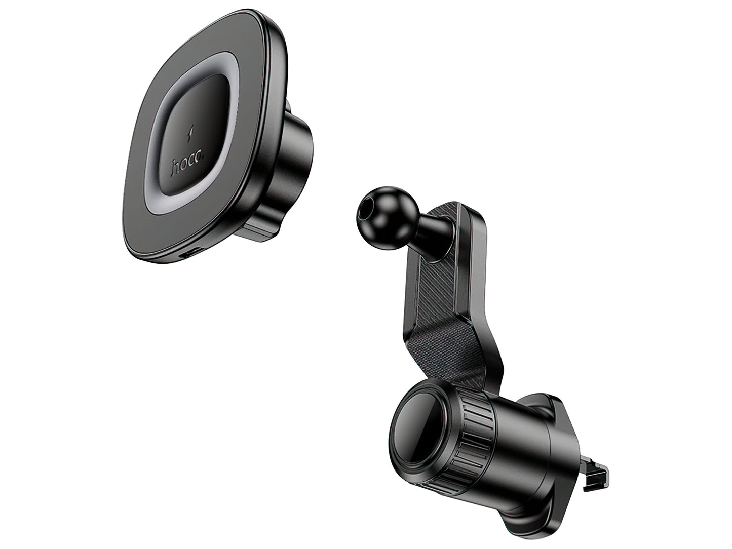 Caricabatterie Auto Wireless HOCO HW30, 15W, 1.67A, Nero
