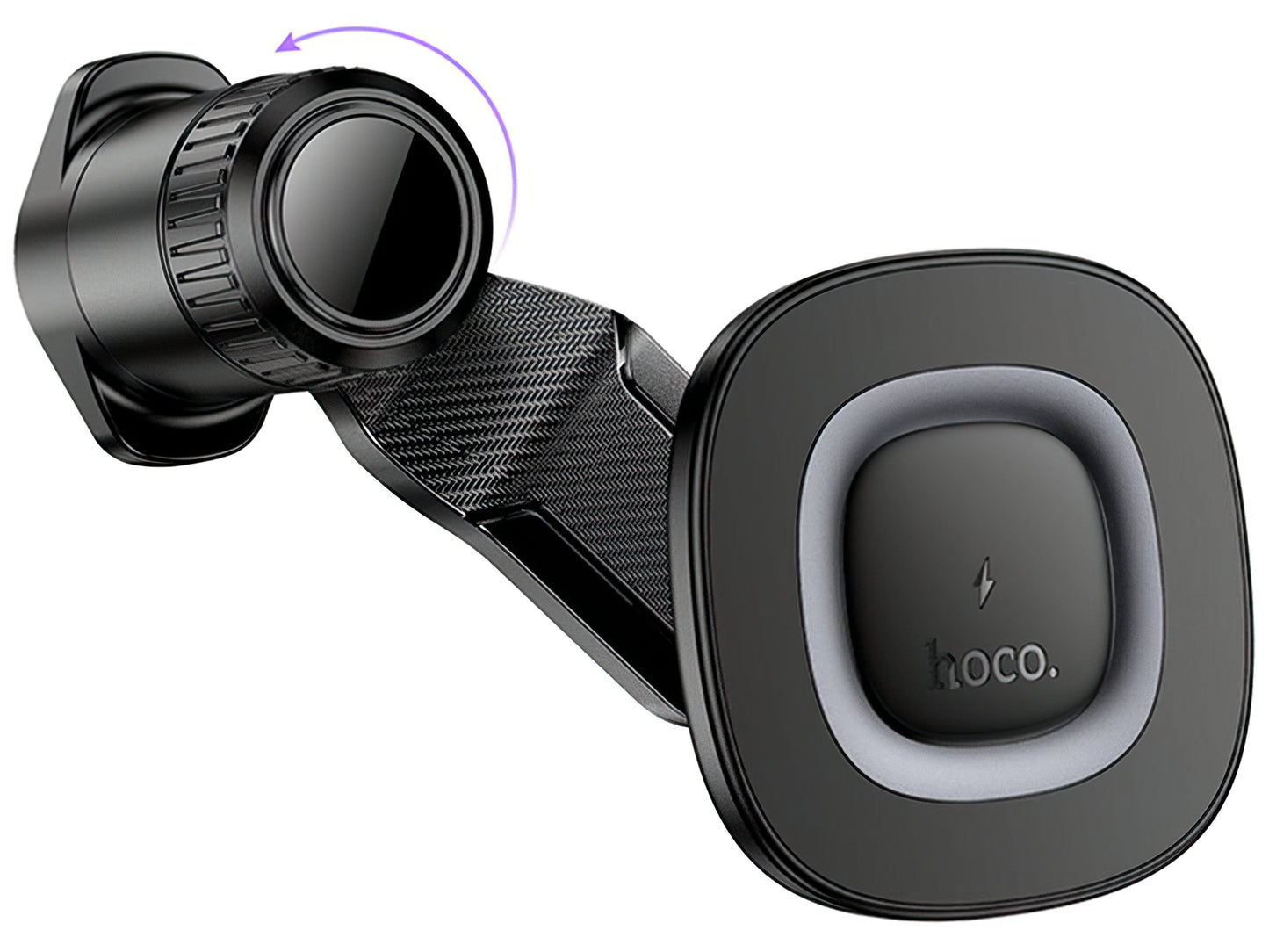 Caricabatterie Auto Wireless HOCO HW30, 15W, 1.67A, Nero