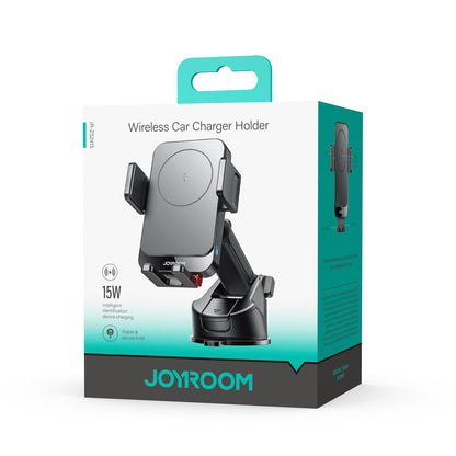 Caricabatterie Auto Wireless Joyroom JR-ZS241S, 15W, 1.67A, Nero