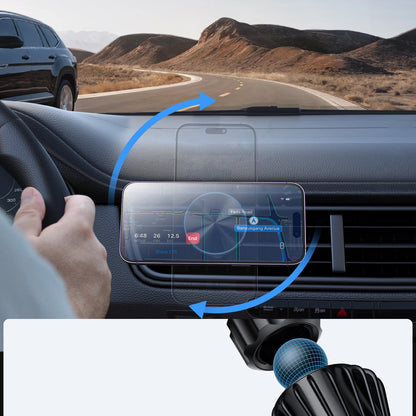 Caricabatterie Auto Wireless Joyroom JR-ZS240 Pro, 15W, 1.67A, Nero
