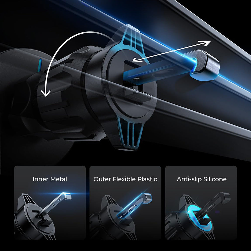 Caricabatterie Auto Wireless Lisen, 15W, 1.67A, Nero YL0223070007