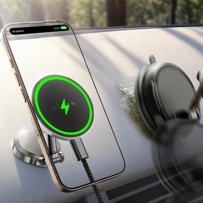 Caricabatterie Auto Wireless Lisen, 15W, 1.67A, Nero YL0223090006