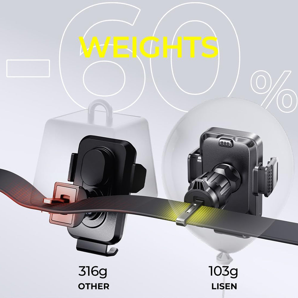 Caricabatterie Auto Wireless Lisen W605, 15W, 1.67A, Nero YL0225030014