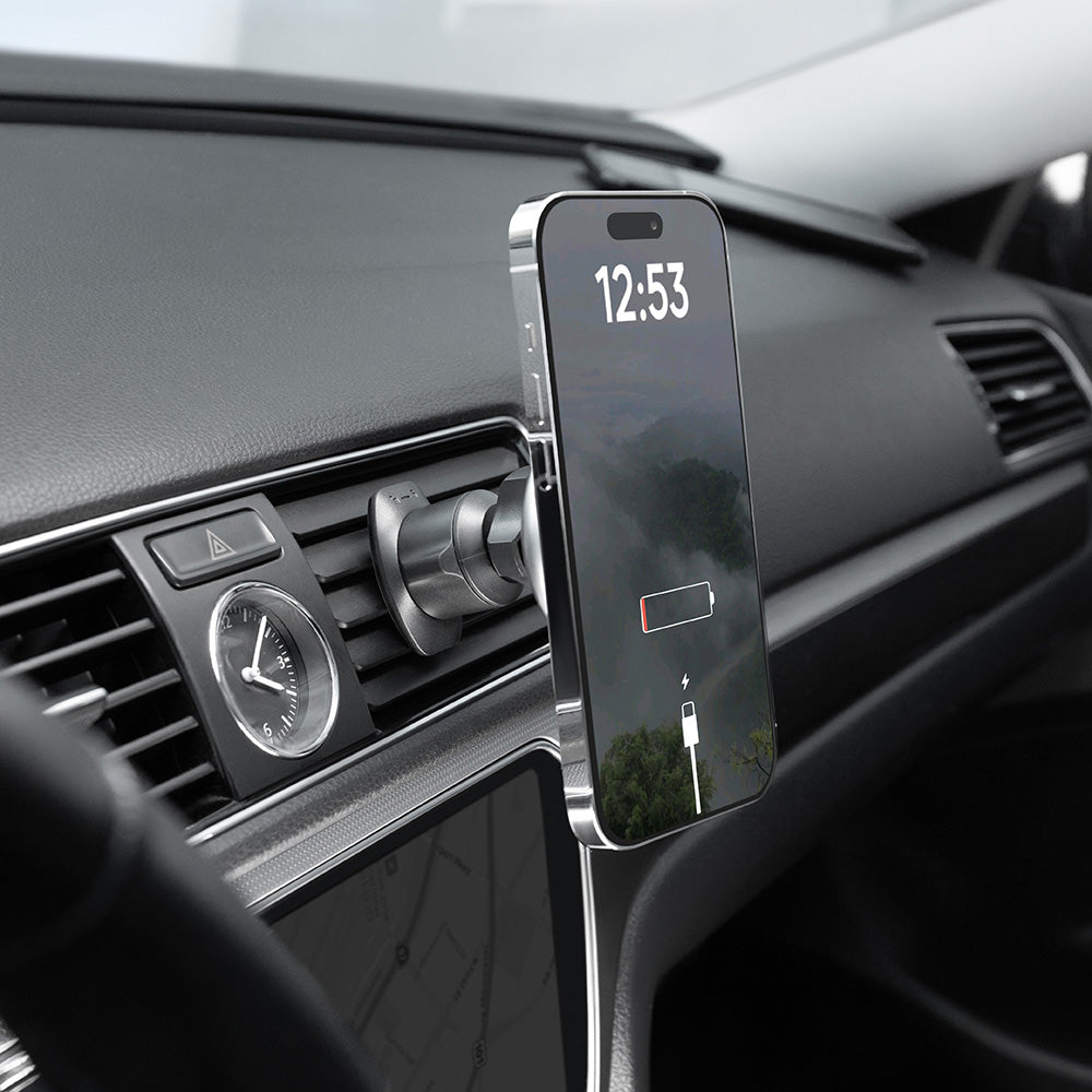 Caricabatterie Auto Wireless Proove Magic Circle, 15W, 1.67A, Argento WHMC15020006