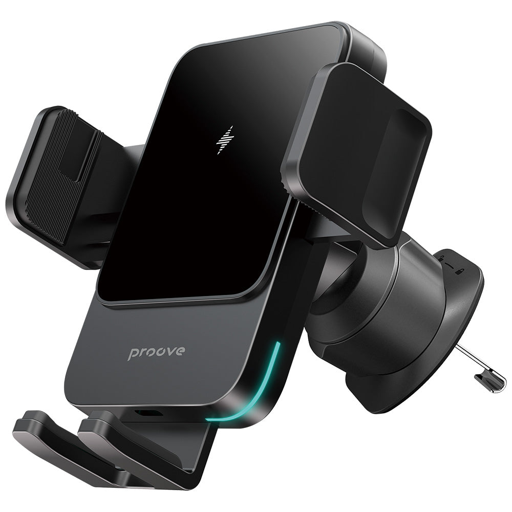 Caricabatterie Auto Wireless Proove Sonic, 15W, 1.67A, Grigio WHSN15002001