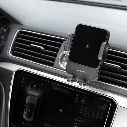 Caricabatterie Auto Wireless Proove Sonic, 15W, 1.67A, Grigio WHSN15002001
