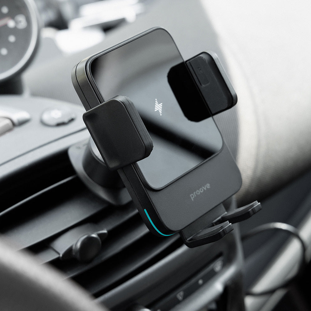 Caricabatterie Auto Wireless Proove Sonic, 15W, 1.67A, Grigio WHSN15002001