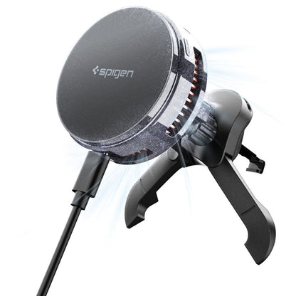 Caricabatterie Auto Wireless Spigen Essential, 25W, 1.67A, Nero