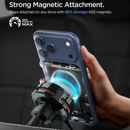 Caricabatterie Auto Wireless Spigen Essential, 25W, 1.67A, Nero