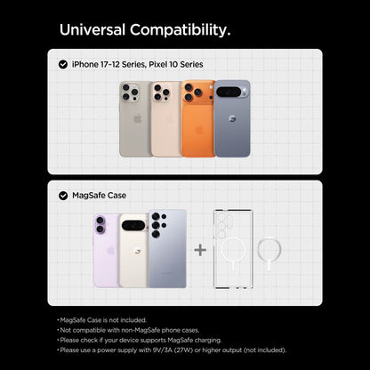 Caricabatterie Auto Wireless Spigen EV15MAQ Essential, 15W, 1.67A, Nero ACP10513