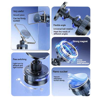 Caricabatterie Auto Wireless Techsuit HOLD253, 15W, 1.67A, Nero