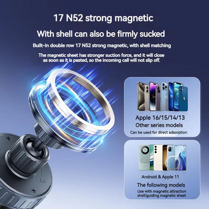 Caricabatterie Auto Wireless Techsuit HOLD253, 15W, 1.67A, Nero