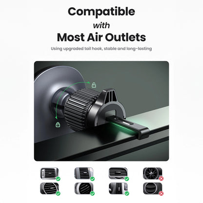 Caricabatterie Auto Wireless UGREEN CD345 Vent, 15W, 1.67A, Nero