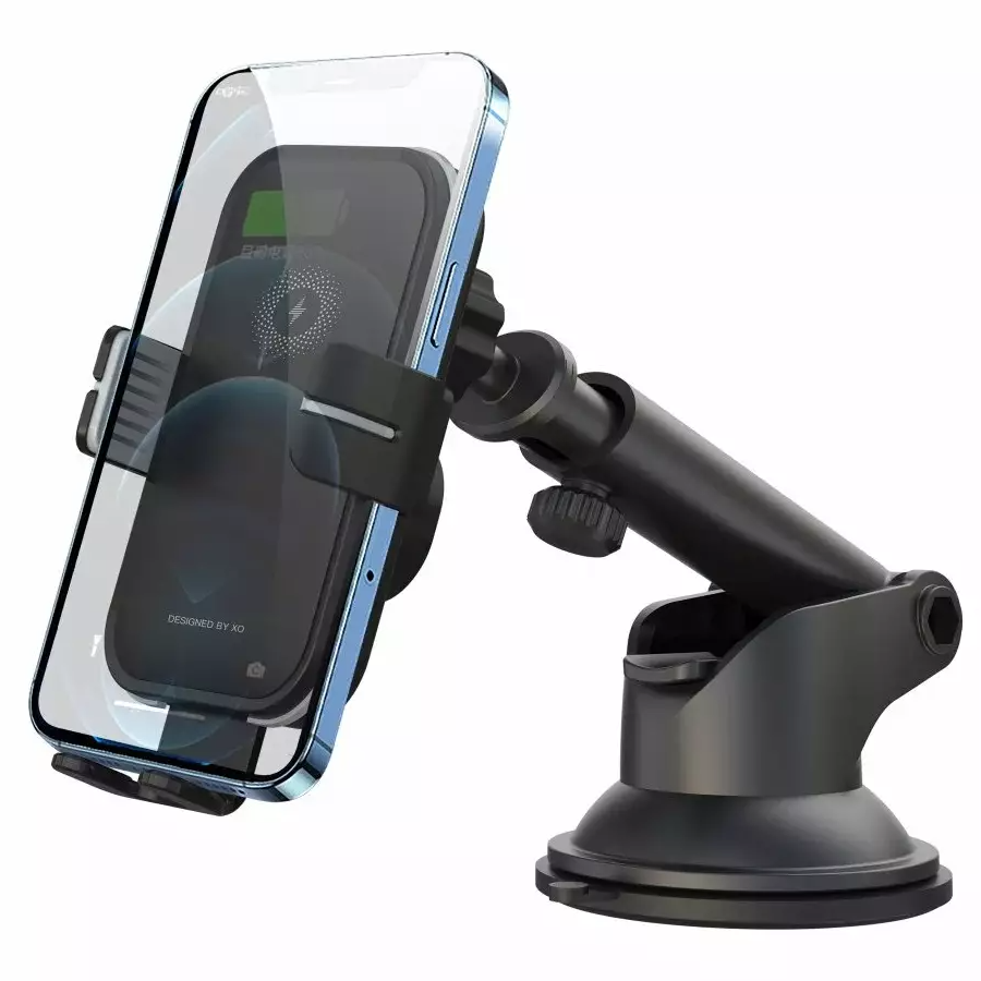 Caricabatterie Auto Wireless XO Design WX027, 15W, 1.67A, Nero