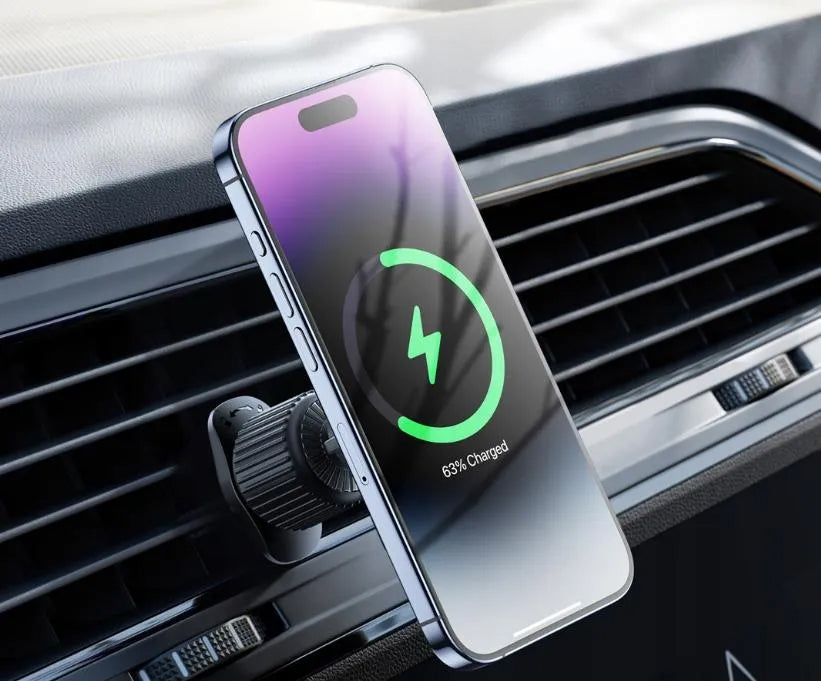 XO Design CX025 Wireless Car Charger, 15W, 1.67A, Black