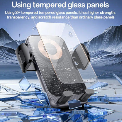 Caricabatterie Auto Wireless Yesido C307, 15W, 1.67A, Nero