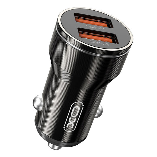 Caricabatterie Auto XO Design CC48, 12W, 2.4A, Nero