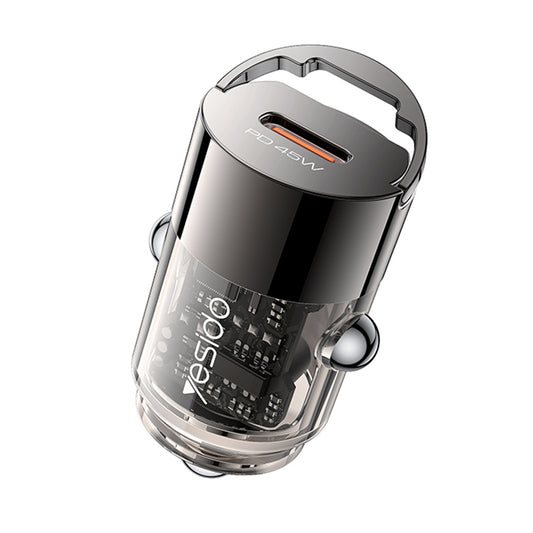 Caricabatterie Auto Yesido Y67, 45W, 3A, 1 x USB-C, Nero