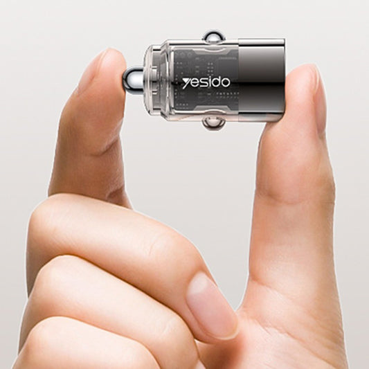 Caricabatterie Auto Yesido Y67, 45W, 3A, 1 x USB-C, Nero