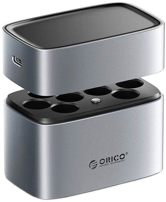 Caricabatterie Batterie Orico EV8, AA, Grigio