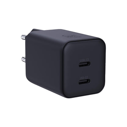 Caricatore da rete 3MK Hyper, 45W, 2 x USB-C, Nero