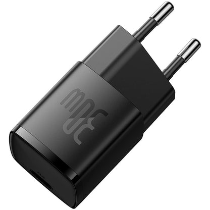 Caricabatterie da Rete Baseus Cube Pro, 30W, 3A, 1 x USB-C, Nero CCXF000301