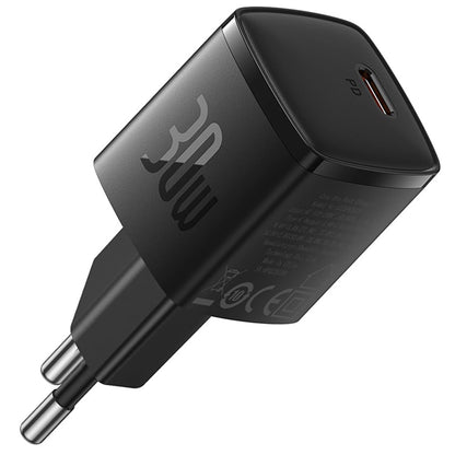 Caricabatterie da Rete Baseus Cube Pro, 30W, 3A, 1 x USB-C, Nero CCXF000301