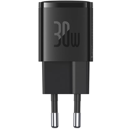 Caricabatterie da Rete Baseus Cube Pro, 30W, 3A, 1 x USB-C, Nero CCXF000301