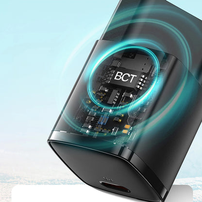 Caricabatterie da Rete Baseus Cube Pro, 30W, 3A, 1 x USB-C, Nero CCXF000301