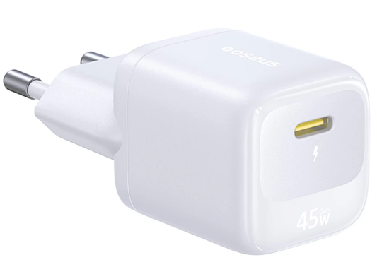 Caricatore da rete Baseus EnerFill FN22, 45 W, 3 A, 1 x USB-C, Bianco E0123301