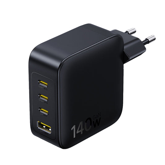 Caricabatterie Rete Baseus EnerFill FH11, 140W, 5A, 1 x USB-A - 3 x USB-C, Nero E0121J00