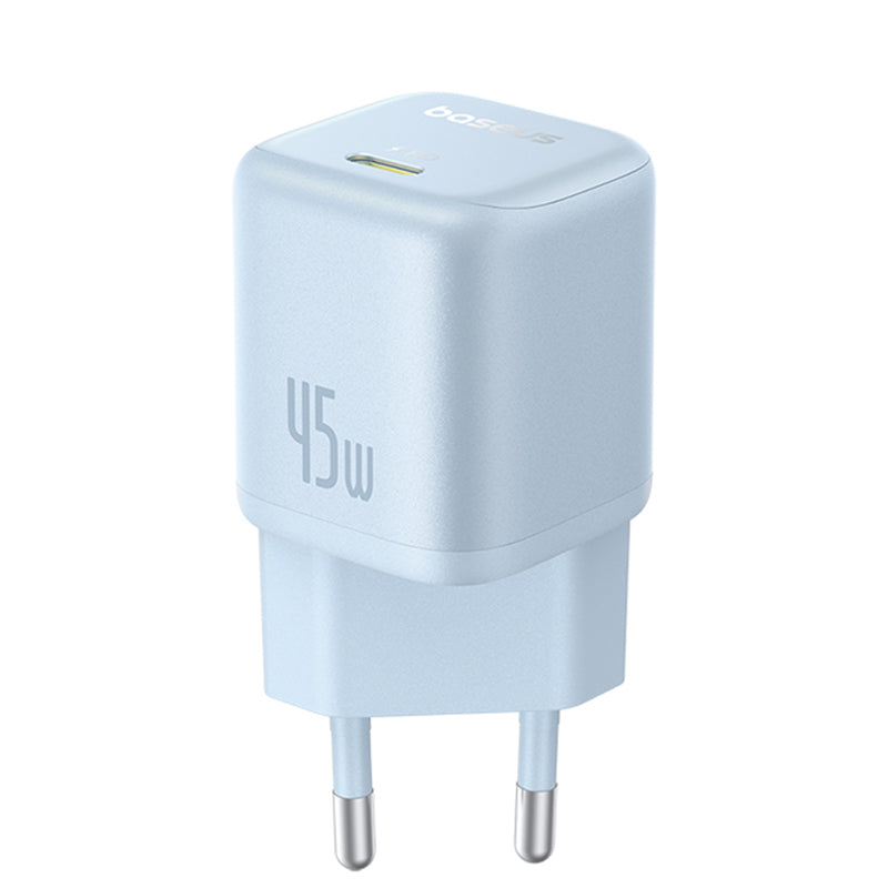 Baseus PicoGo Network Charger, 45W, 3A, 1 x USB-C, Blue P10176800313-00